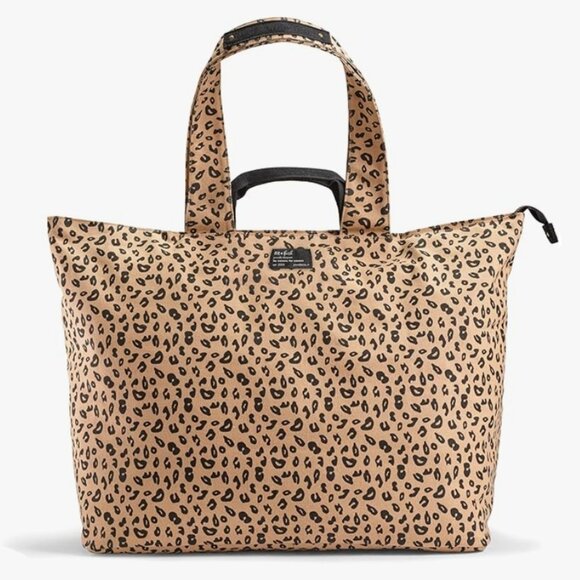 Foundry XL Canvas Tote Bag, Cheetah Print - Picture 2 of 4